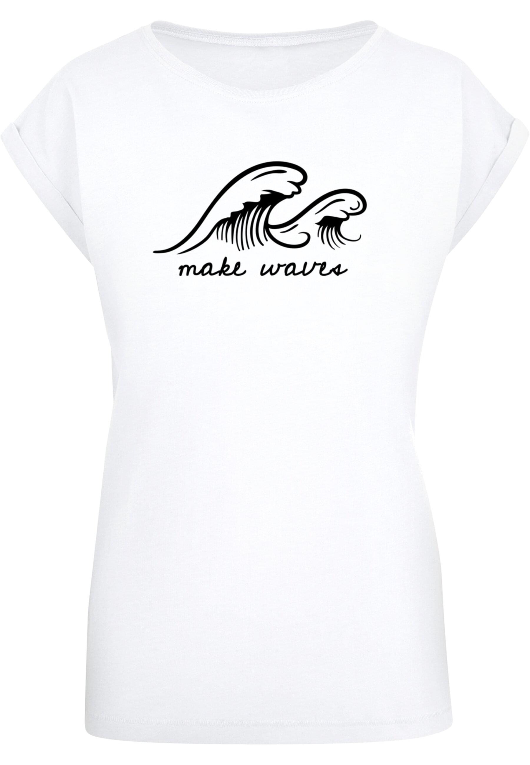 Merchcode T-Shirt "Merchcode Damen Ladies Summer - Make waves T-Shirt", (1 tlg.) von Merchcode