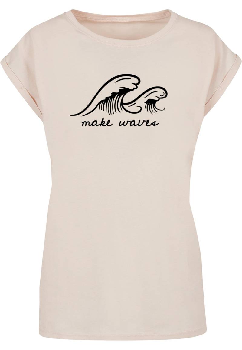 Merchcode T-Shirt "Merchcode Damen Ladies Summer - Make waves T-Shirt", (1 tlg.) von Merchcode
