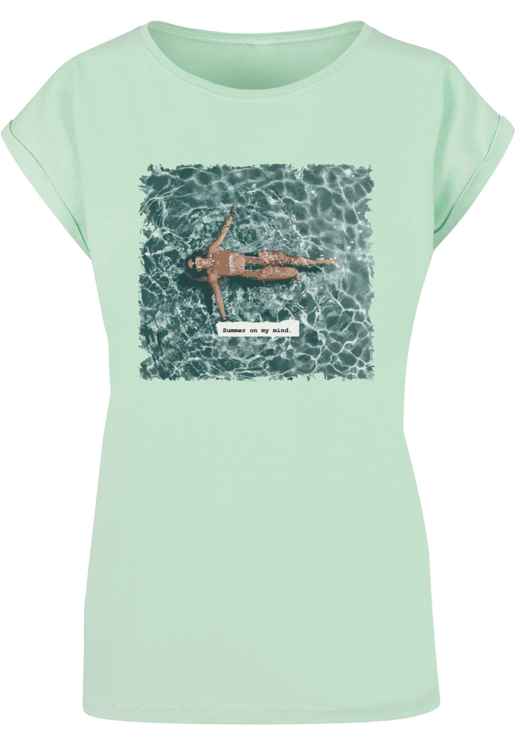 Merchcode T-Shirt "Merchcode Damen Ladies Summer - On My Mind T-Shirt" 1 Stk. von Merchcode
