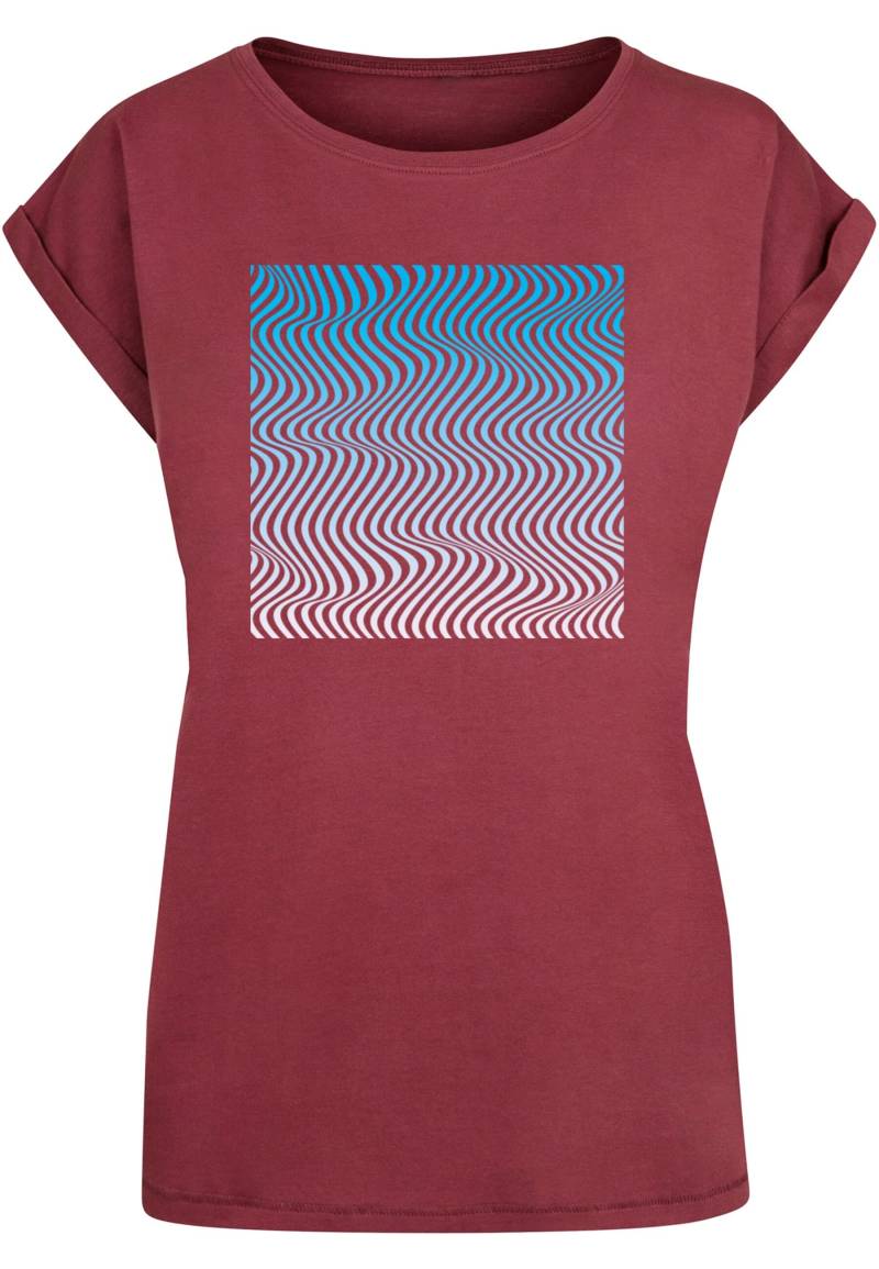 Merchcode T-Shirt "Merchcode Damen Ladies Summer - Wavy Pattern T-Shirt", (1 tlg.) von Merchcode