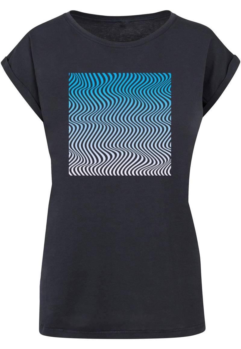 Merchcode T-Shirt "Merchcode Damen Ladies Summer - Wavy Pattern T-Shirt", (1 tlg.) von Merchcode