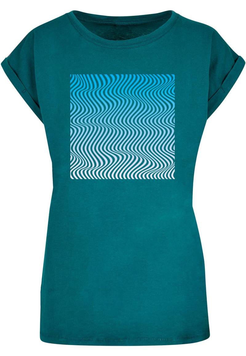 Merchcode T-Shirt "Merchcode Damen Ladies Summer - Wavy Pattern T-Shirt", (1 tlg.) von Merchcode