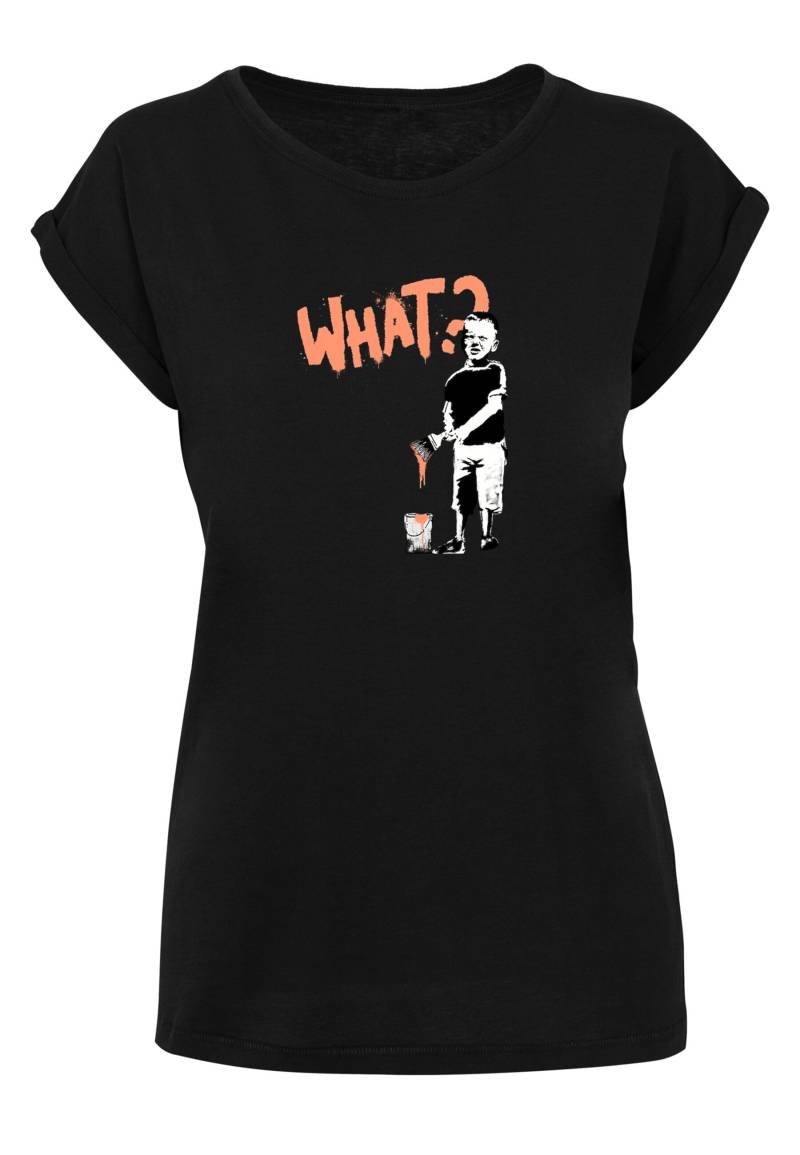 Merchcode T-Shirt "Merchcode Damen Ladies What T-Shirt", (1 tlg.) von Merchcode