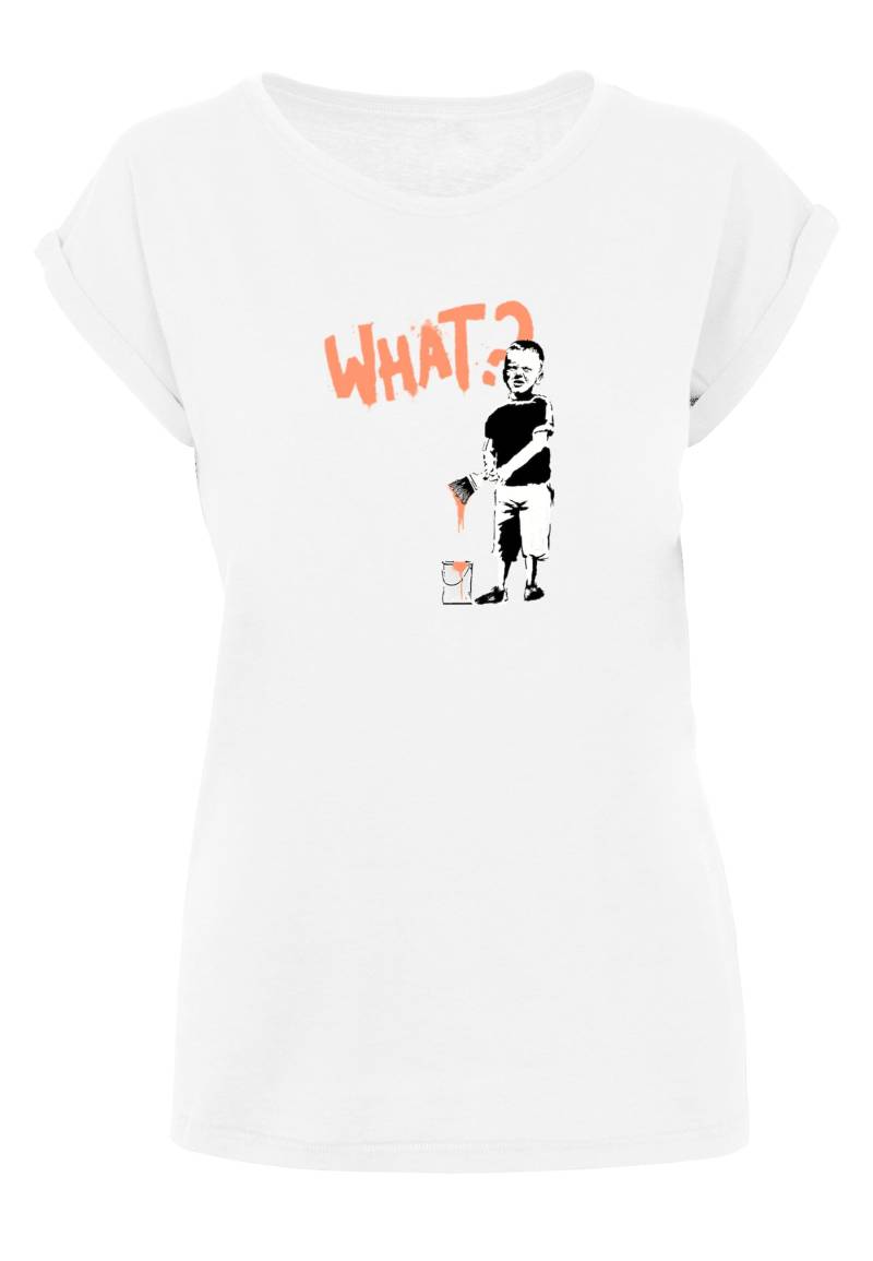 Merchcode T-Shirt "Merchcode Damen Ladies What T-Shirt", (1 tlg.) von Merchcode
