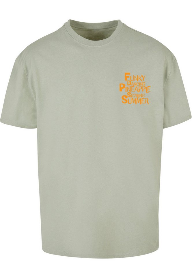Merchcode T-Shirt Merchcode Funky Pineapple Oversized T-shirt (1-tlg) von Merchcode