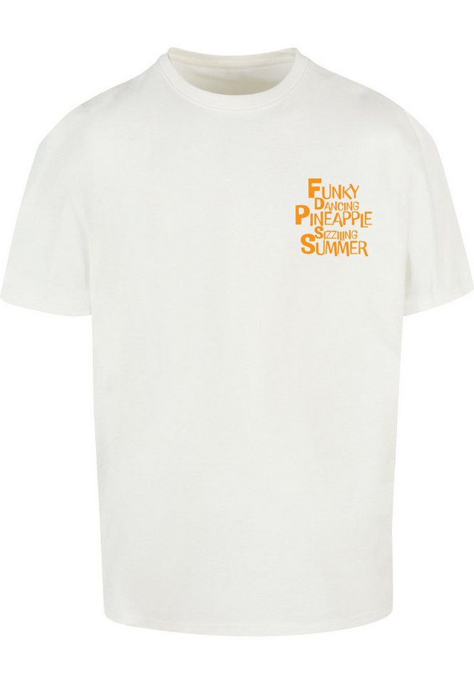 Merchcode T-Shirt Merchcode Funky Pineapple Oversized T-shirt (1-tlg) von Merchcode