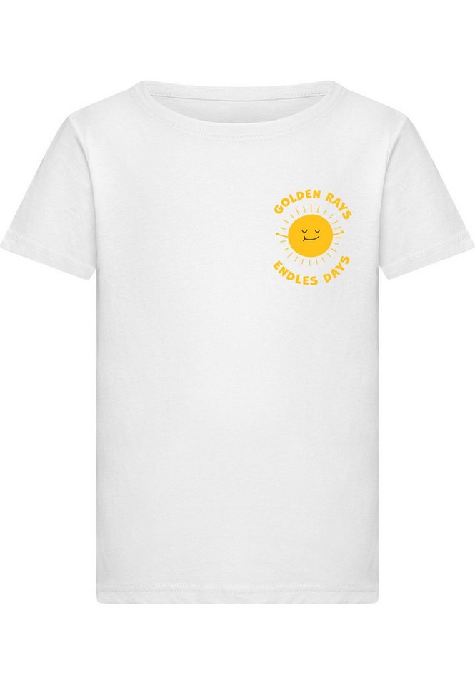 Merchcode T-Shirt Merchcode Girls Golden Rays - T-Shirt (1-tlg) von Merchcode