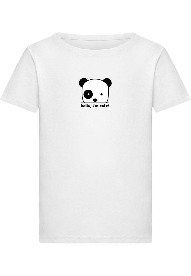 Merchcode T-Shirt "Merchcode Girls Hello Im Cute - T-Shirt" 1 Stk. tlg. von Merchcode