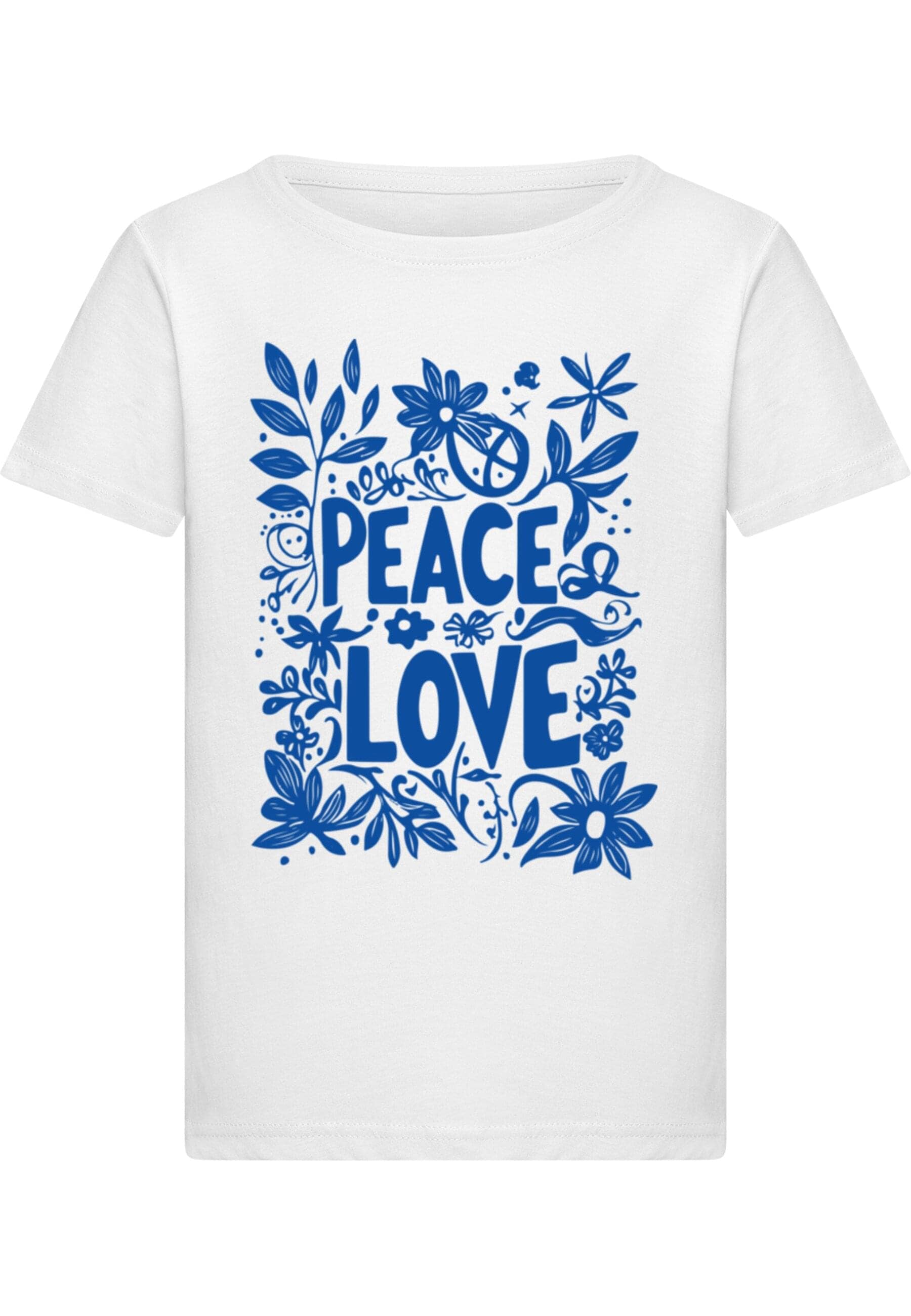 Merchcode T-Shirt "Merchcode Girls Peace Love - T-Shirt" 1 Stk. tlg. von Merchcode