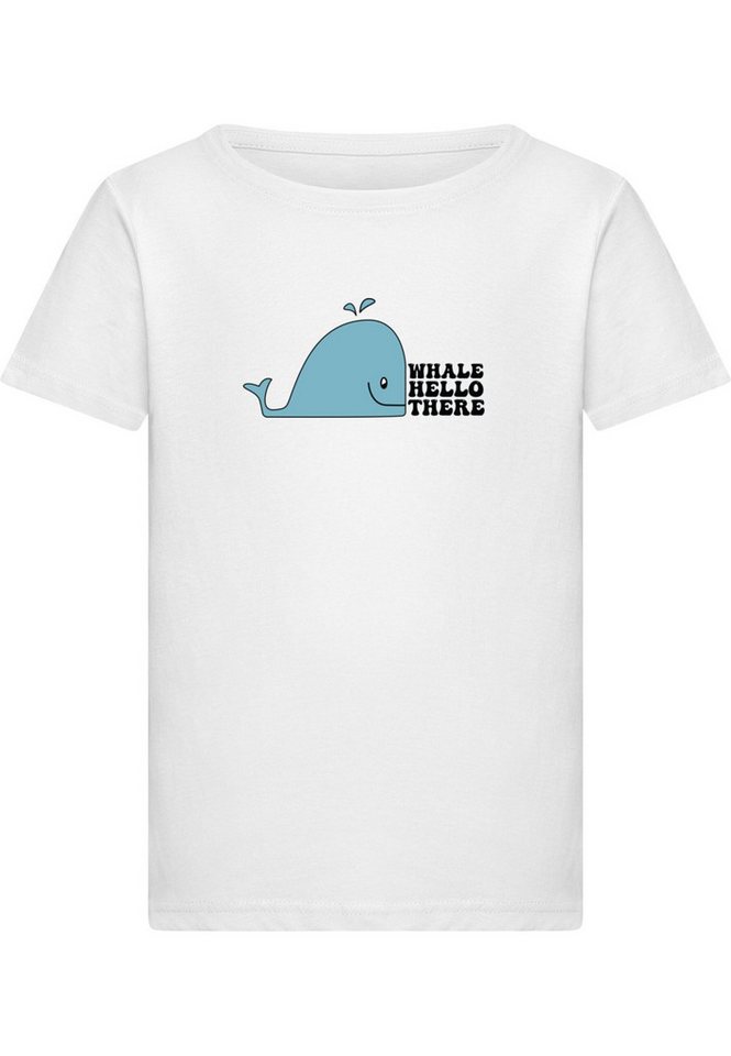 Merchcode T-Shirt Merchcode Girls Whale Hello There - T-Shirt (1-tlg) von Merchcode