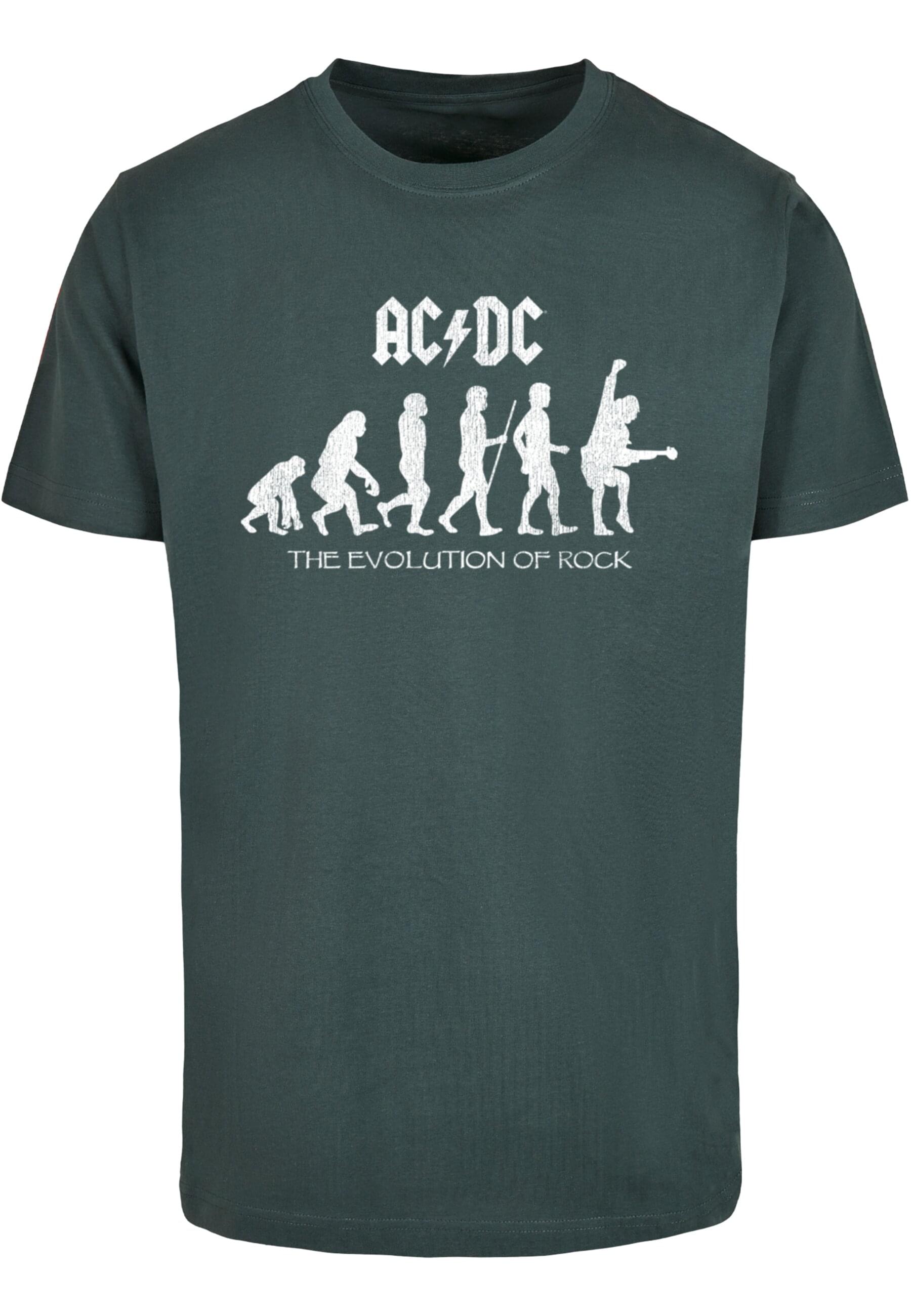 Merchcode T-Shirt "Merchcode Herren ACDC - Evolution Of Rock T-Shirt", (1 tlg.) von Merchcode