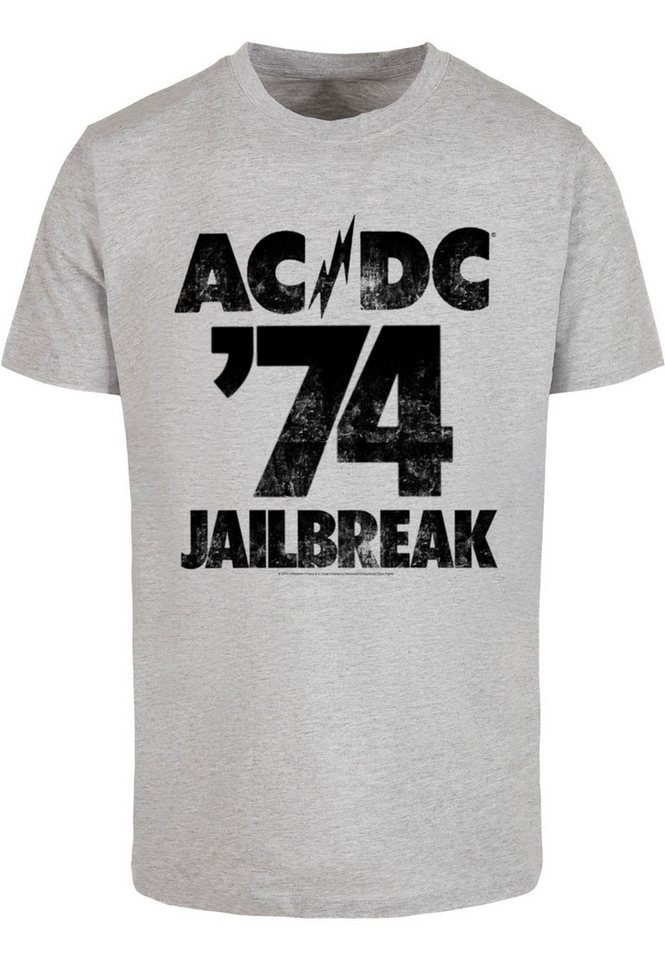 Merchcode T-Shirt Merchcode Herren ACDC - Jailbreak 74 T-Shirt (1-tlg) von Merchcode