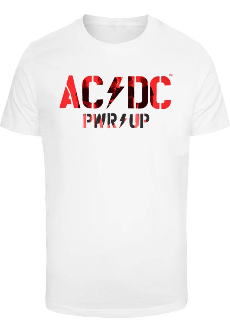 Merchcode T-Shirt "Merchcode Herren ACDC - PWRUP Photo Logo T-Shirt", 1 Stk. von Merchcode