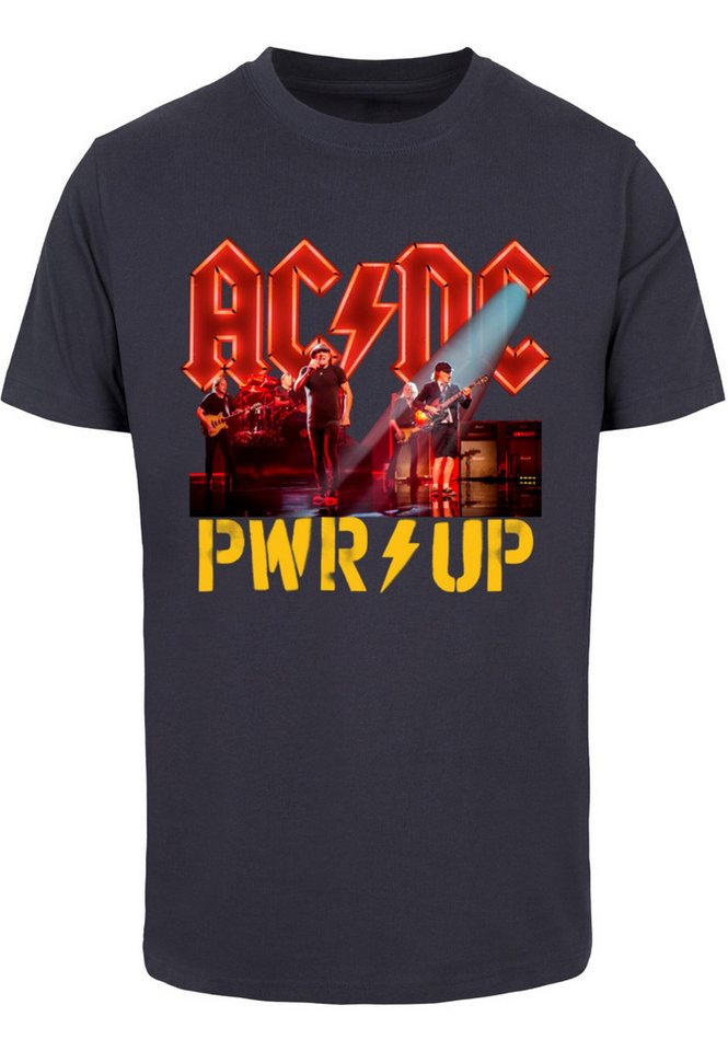 Merchcode T-Shirt Merchcode Herren ACDC - PWRUP Stage Lights T-Shirt (1-tlg) von Merchcode