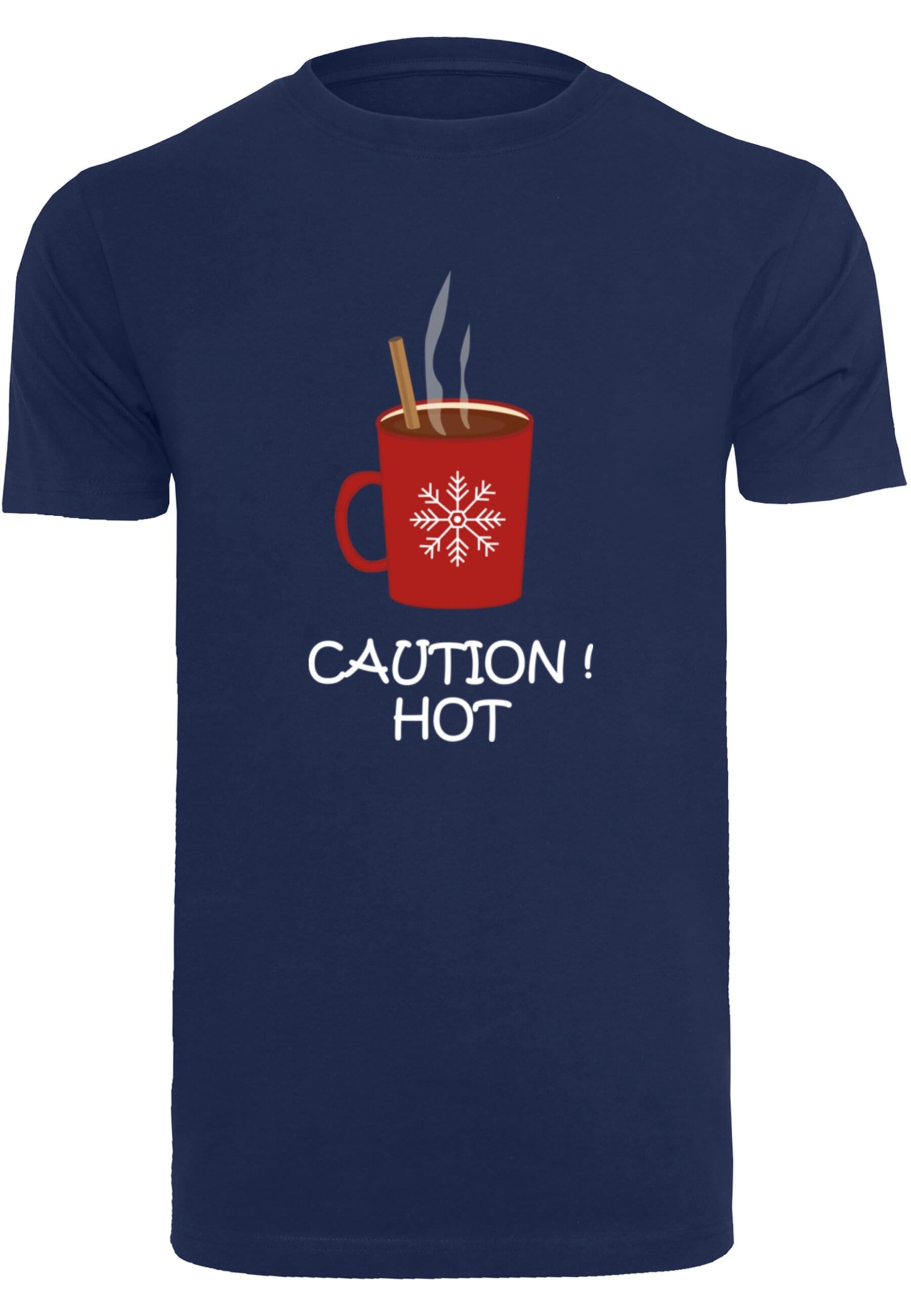 Merchcode T-Shirt "Merchcode Herren Caution Hot T-Shirt Round Neck", (1 tlg.) von Merchcode
