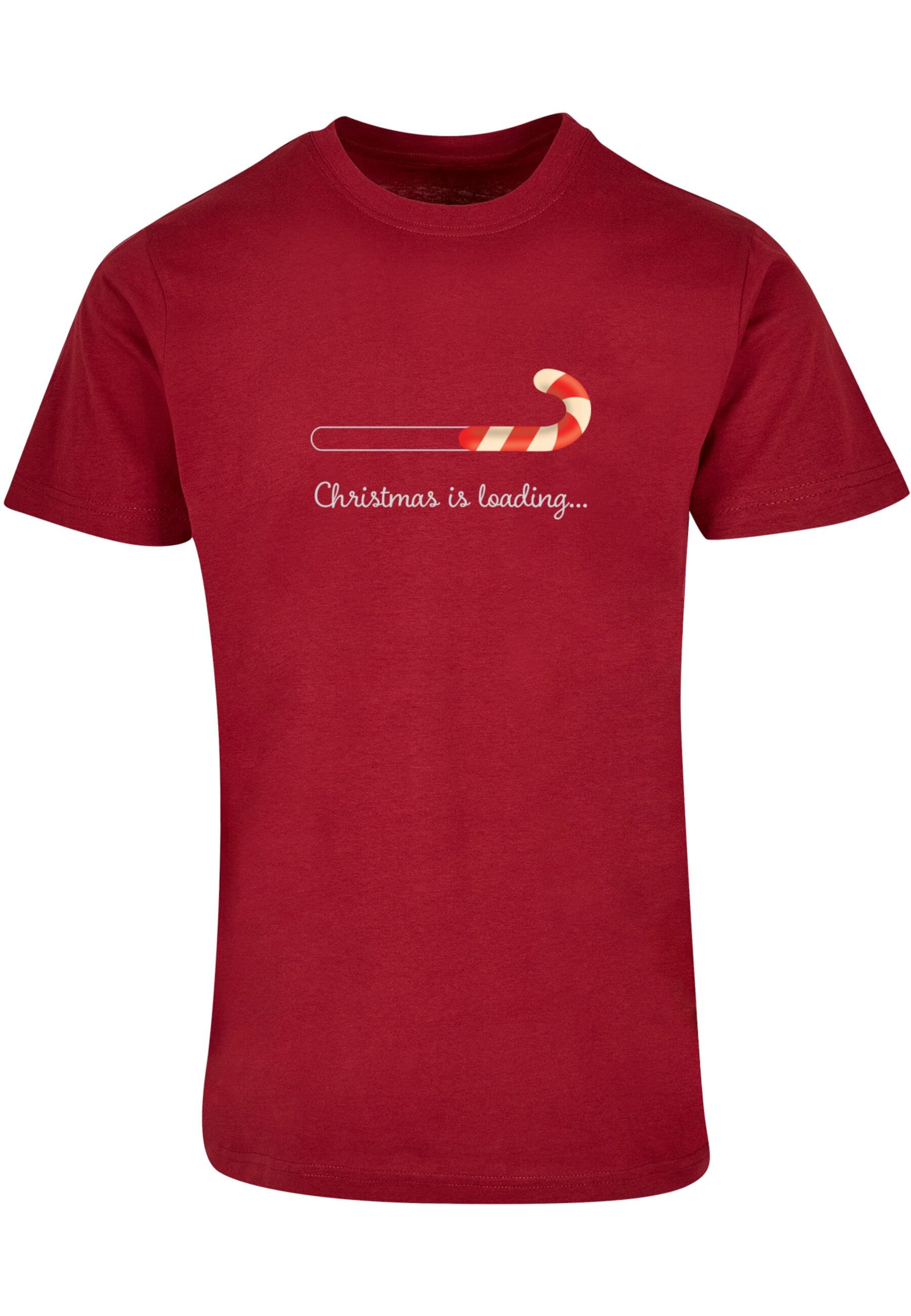 Merchcode T-Shirt "Merchcode Herren Christmas Loading Basic Round Neck T-Shirt", (1 tlg.) von Merchcode