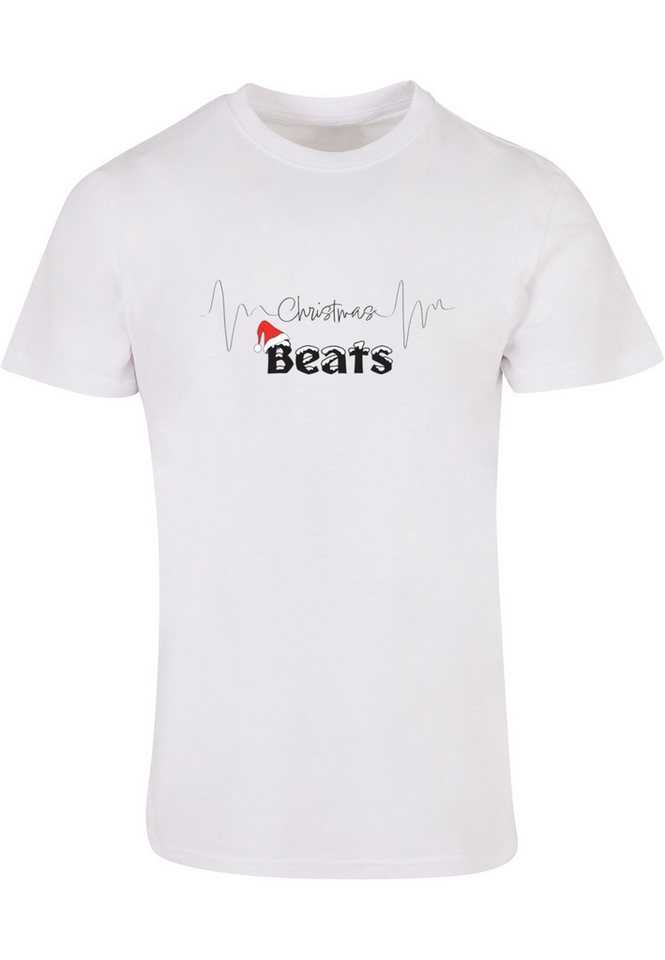 Merchcode T-Shirt Merchcode Herren Christmas beats Basic Round Neck T-Shirt (1-tlg) von Merchcode
