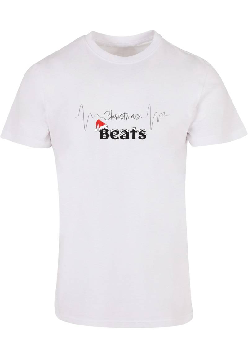 Merchcode T-Shirt "Merchcode Herren Christmas beats Basic Round Neck T-Shirt", (1 tlg.) von Merchcode
