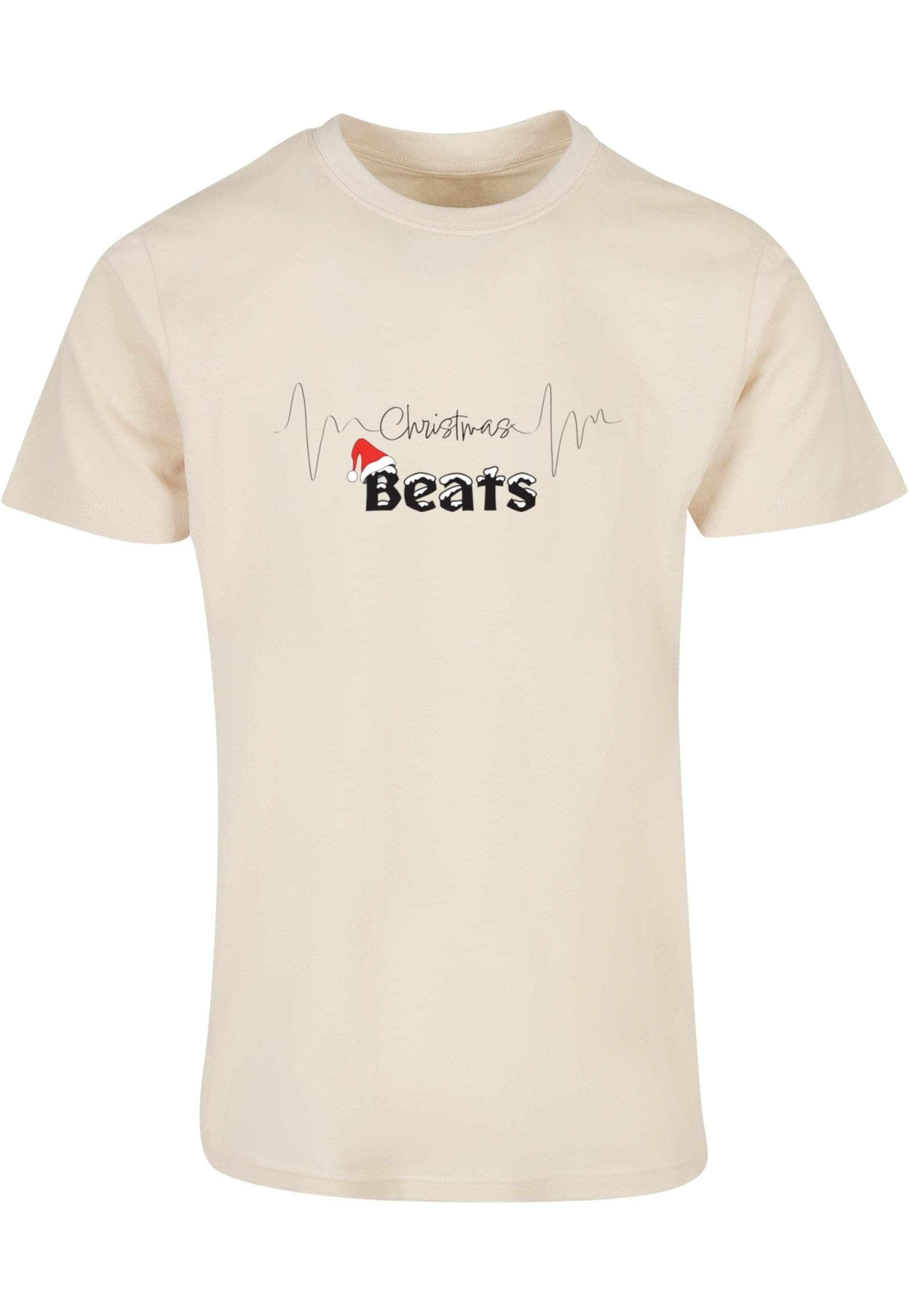 Merchcode T-Shirt "Merchcode Herren Christmas beats Basic Round Neck T-Shirt", (1 tlg.) von Merchcode