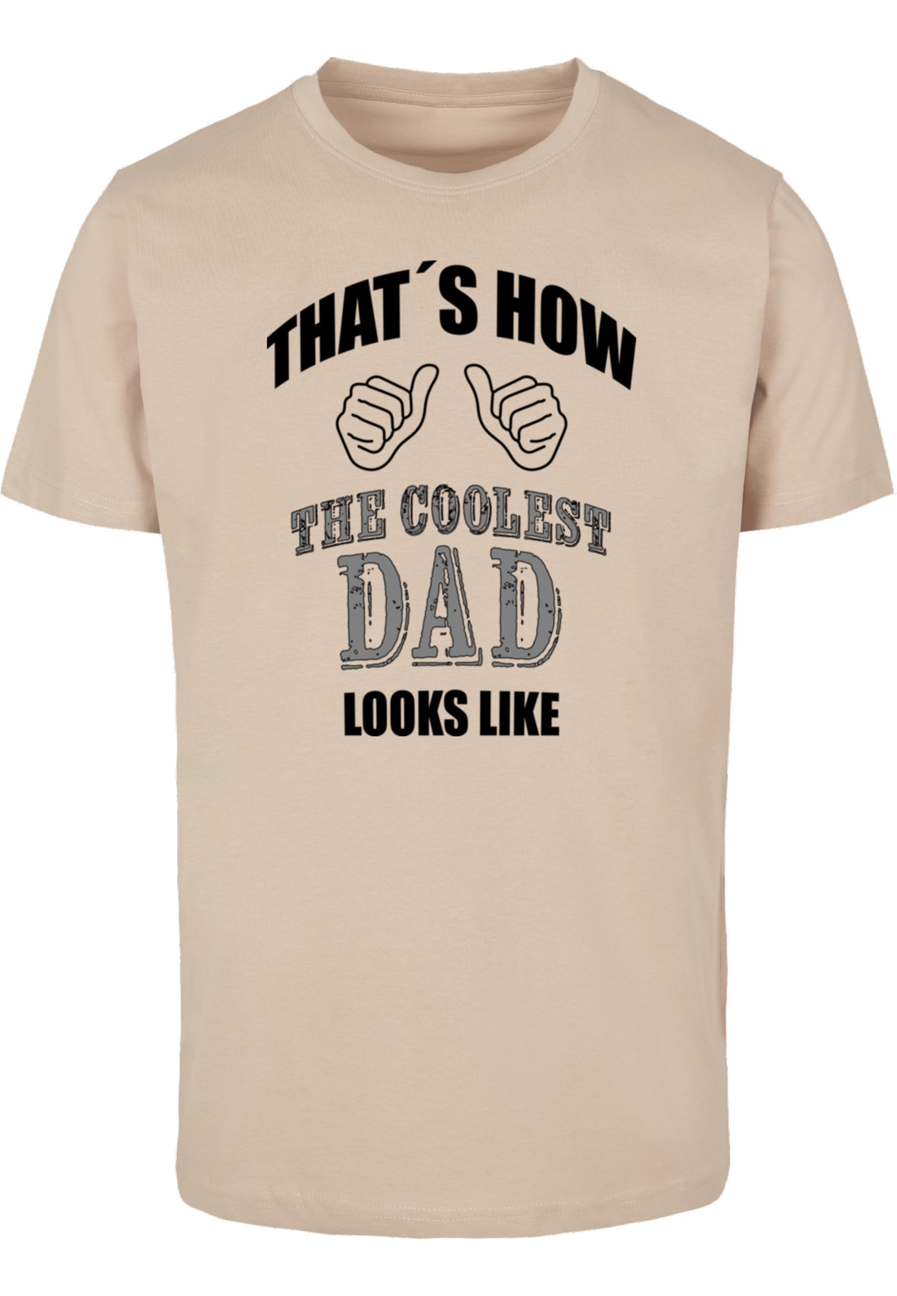 Merchcode T-Shirt "Merchcode Herren Coolest Dad T-Shirt Round Neck" 1 Stk. von Merchcode