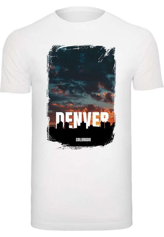 Merchcode T-Shirt Merchcode Herren Denver T-Shirt Round Neck (1-tlg) von Merchcode