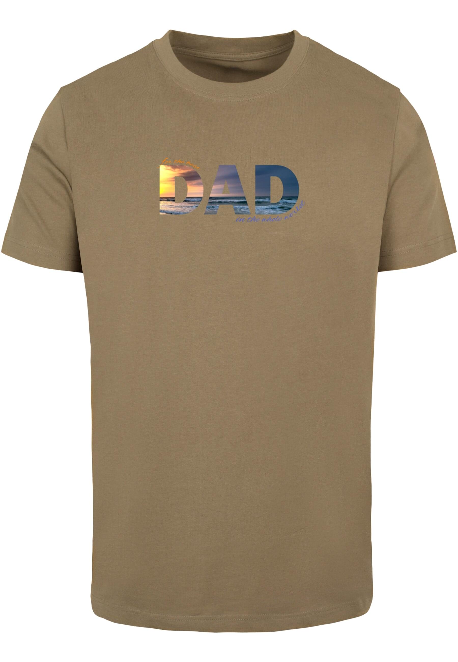 Merchcode T-Shirt "Merchcode Herren For The Best Dad T-Shirt Round Neck", (1 tlg.) von Merchcode