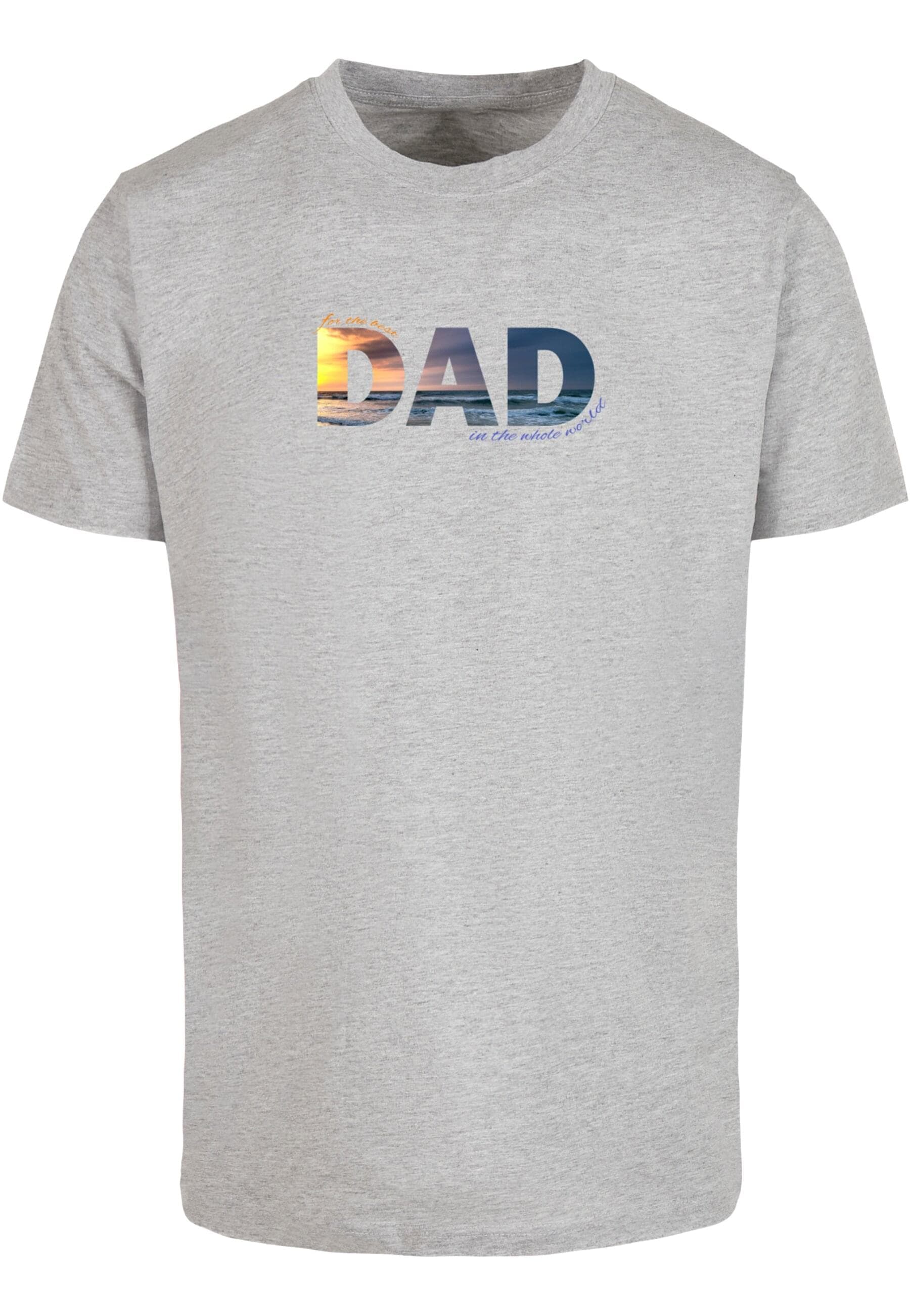 Merchcode T-Shirt "Merchcode Herren For The Best Dad T-Shirt Round Neck", (1 tlg.) von Merchcode