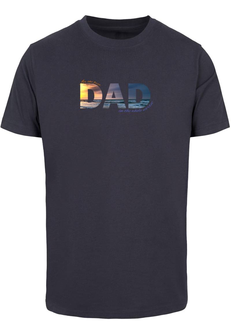 Merchcode T-Shirt "Merchcode Herren For The Best Dad T-Shirt Round Neck", (1 tlg.) von Merchcode