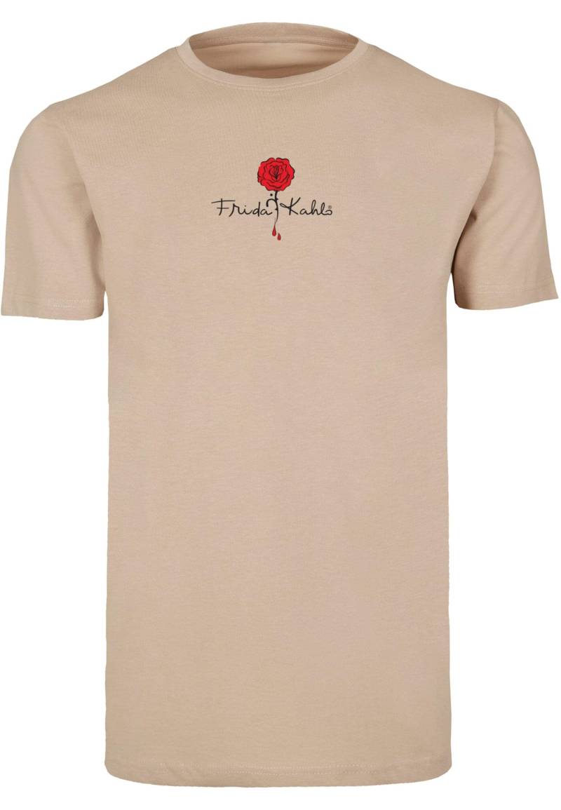 Merchcode T-Shirt "Merchcode Herren Frida Kahlo - Logo rose T-Shirt Round Neck", (1 tlg.) von Merchcode