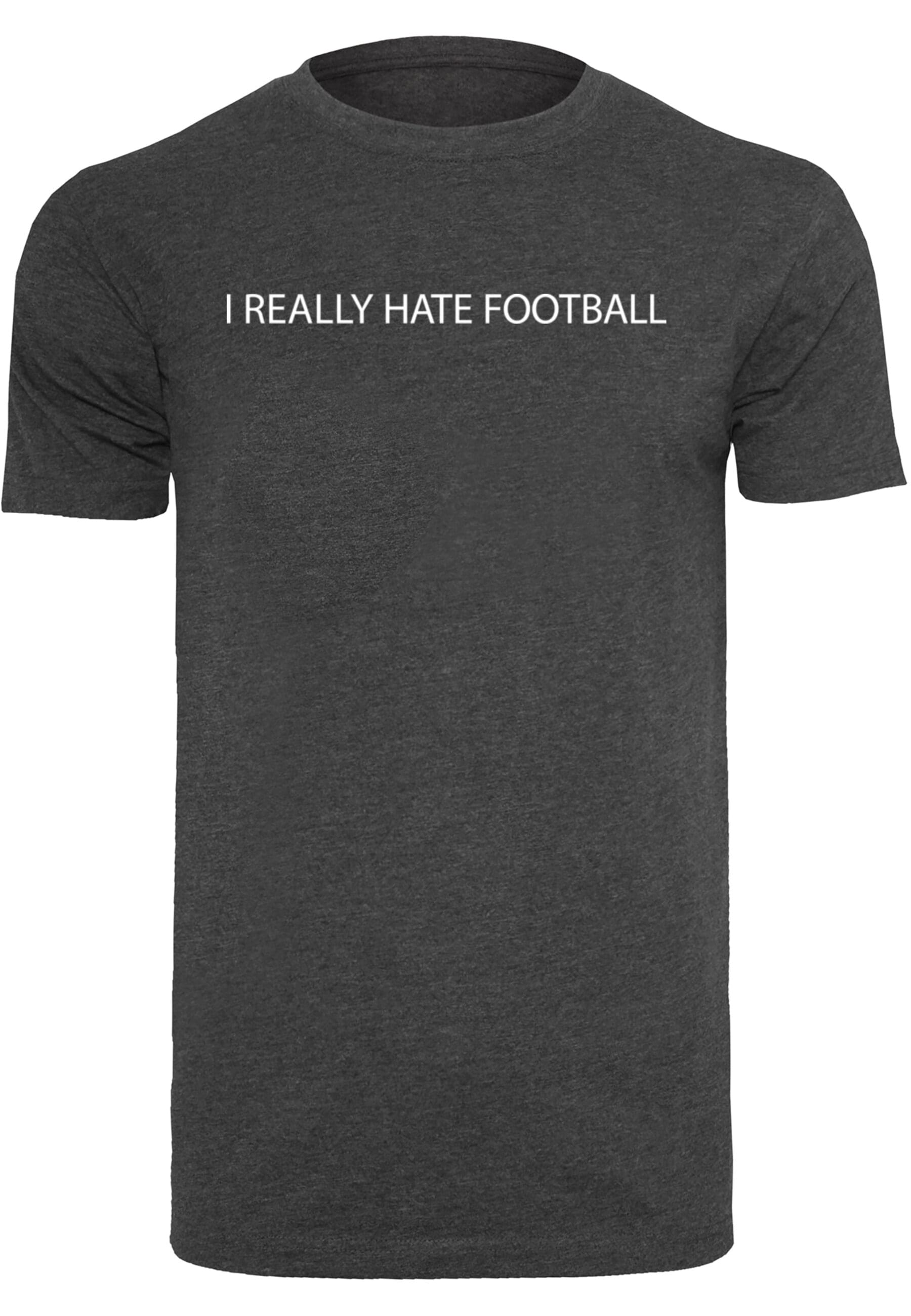 Merchcode T-Shirt "Merchcode Herren Hate Football T-Shirt Round Neck", (1 tlg.) von Merchcode