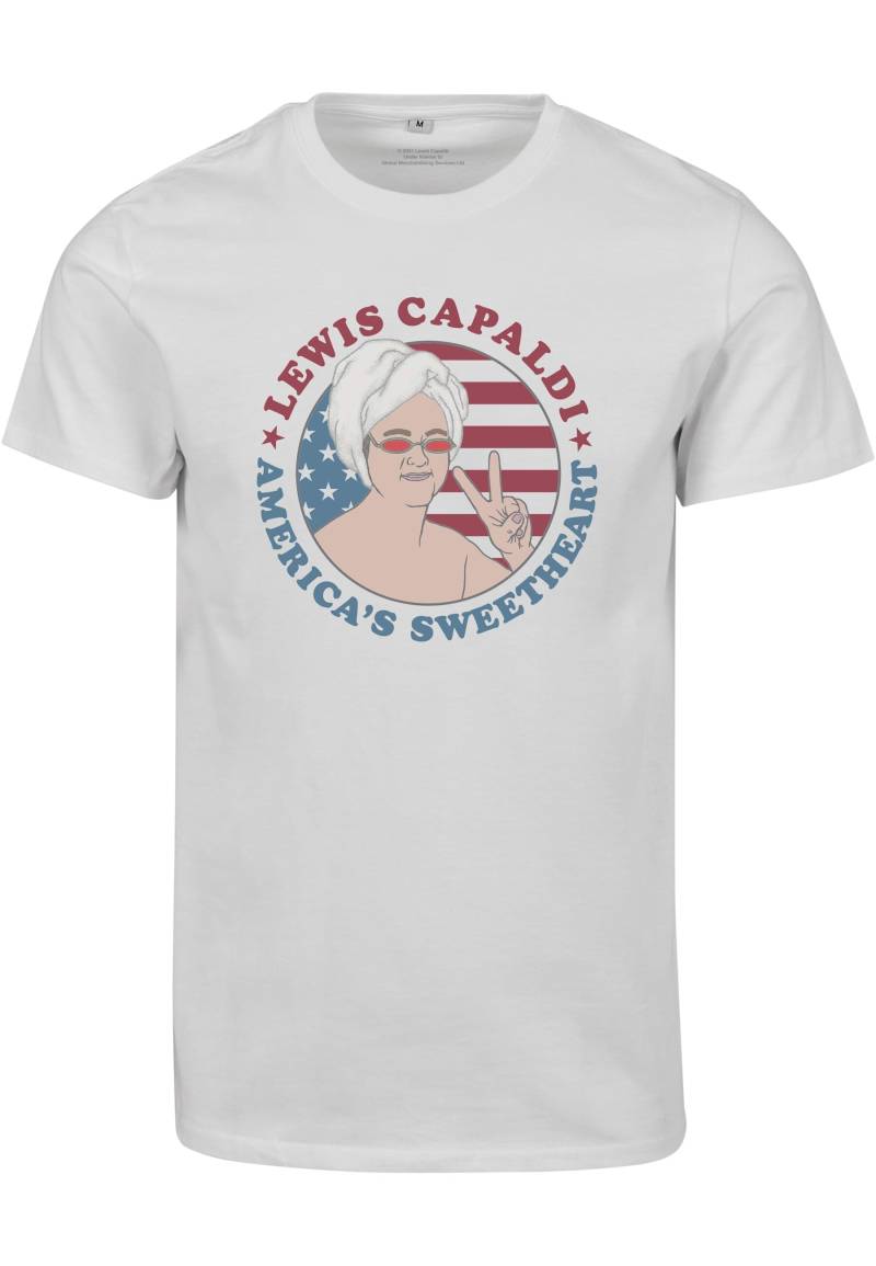 Merchcode T-Shirt "Merchcode Herren Lewis Capaldi Sweetheart Tour Front", (1 tlg.) von Merchcode