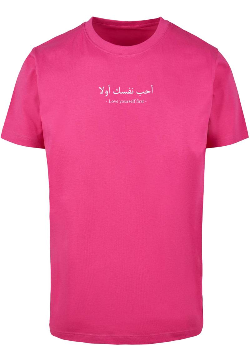 Merchcode T-Shirt "Merchcode Herren Love Yourself First T-Shirt Round Neck", (1 tlg.) von Merchcode