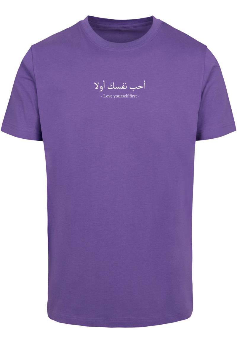 Merchcode T-Shirt "Merchcode Herren Love Yourself First T-Shirt Round Neck", (1 tlg.) von Merchcode