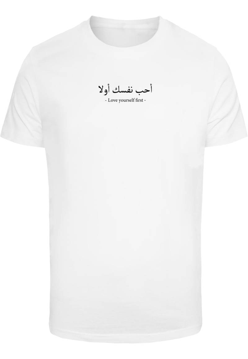 Merchcode T-Shirt "Merchcode Herren Love Yourself First T-Shirt Round Neck", (1 tlg.) von Merchcode