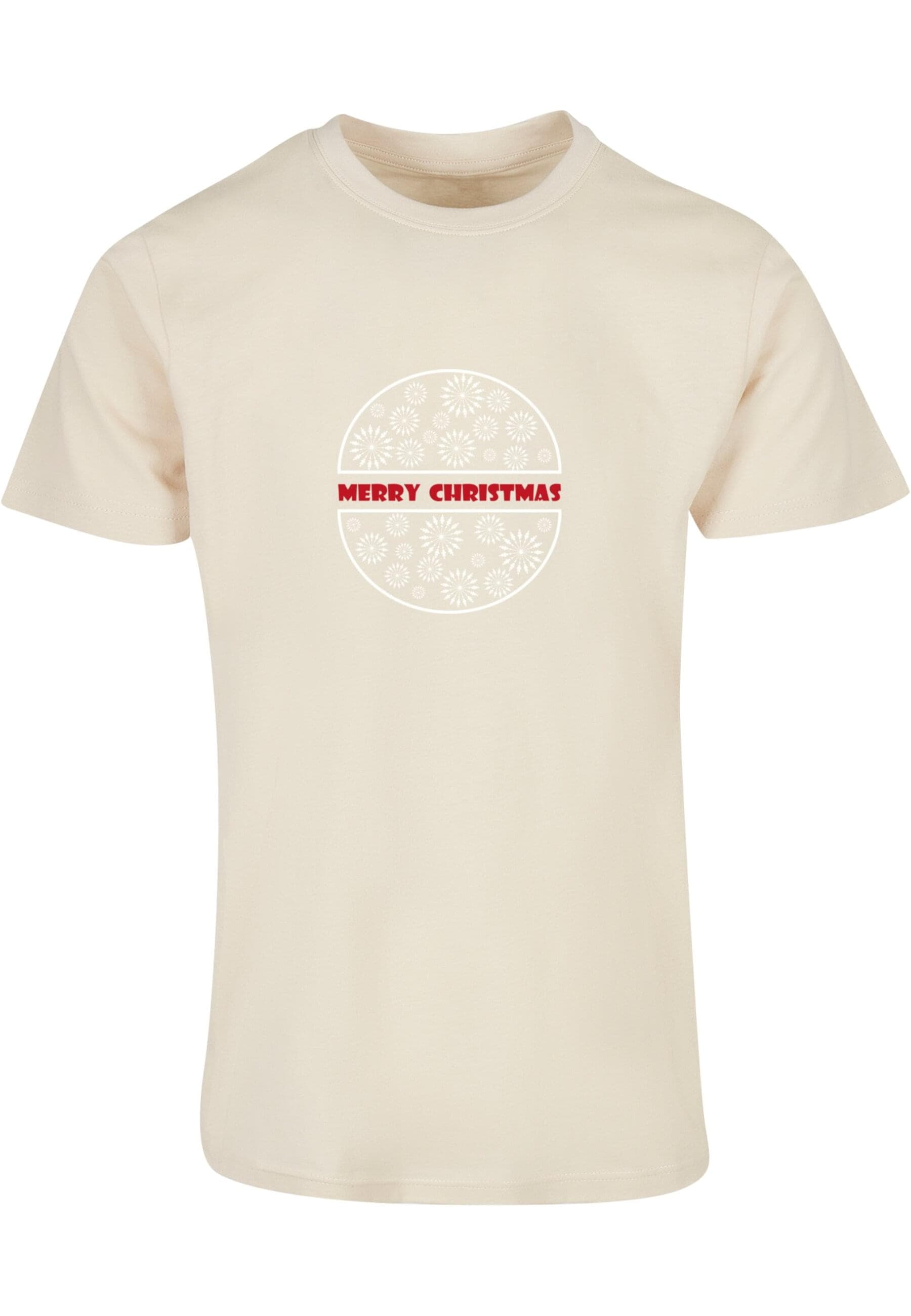 Merchcode T-Shirt "Merchcode Herren Merry Christmas Basic Round Neck T-Shirt", (1 tlg.) von Merchcode
