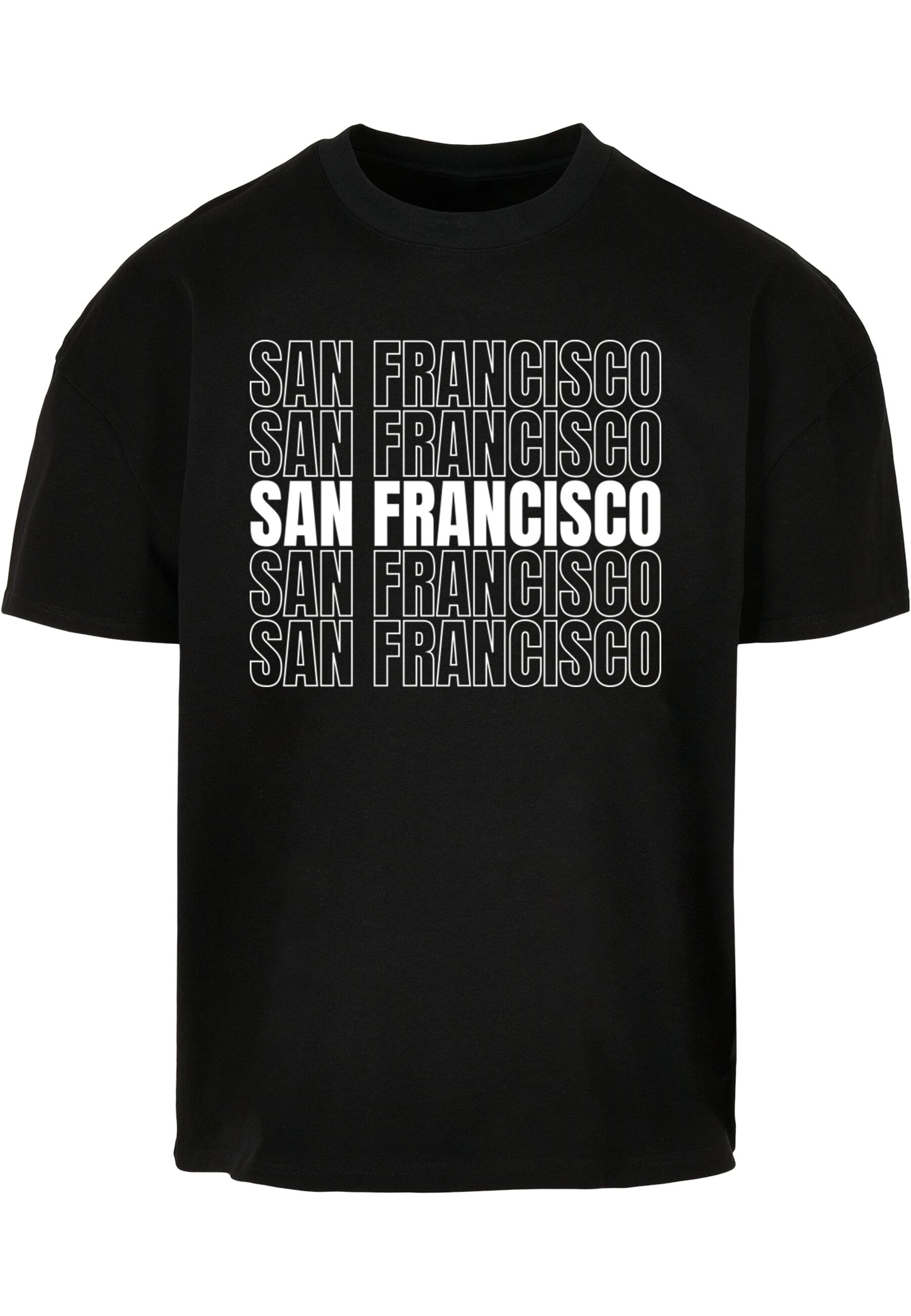 Merchcode T-Shirt "Merchcode Herren San Francisco X Ultra Heavy Cotton Box T-Shirt", (1 tlg.) von Merchcode