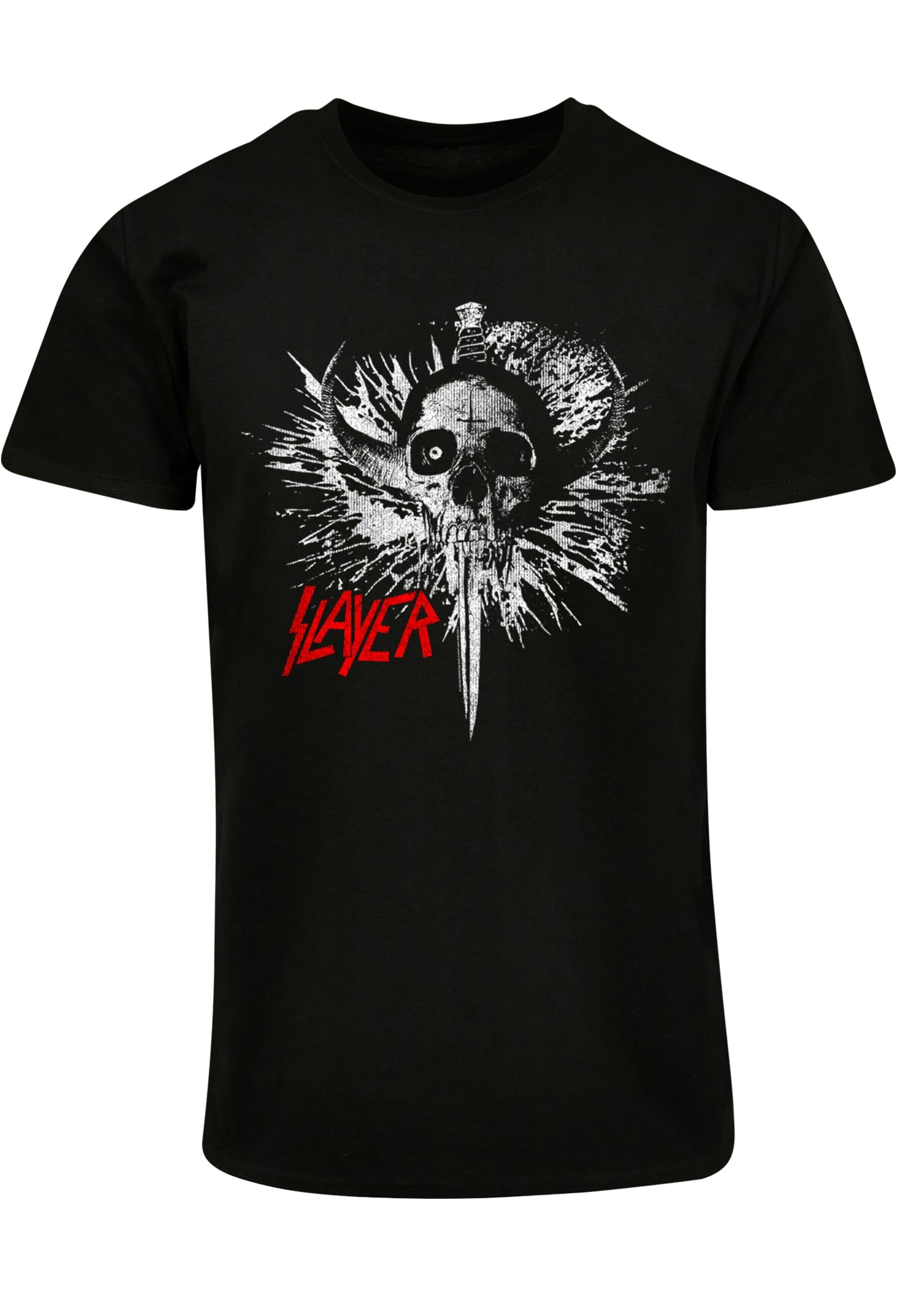 Merchcode T-Shirt "Merchcode Herren Slayer - Death Dagger Basic T-Shirt", (1 tlg.) Merchcode T-Shirt "Merchcode Herren Slayer - Death Dagger Basic T-Shirt", (1 tlg.) von Merchcode