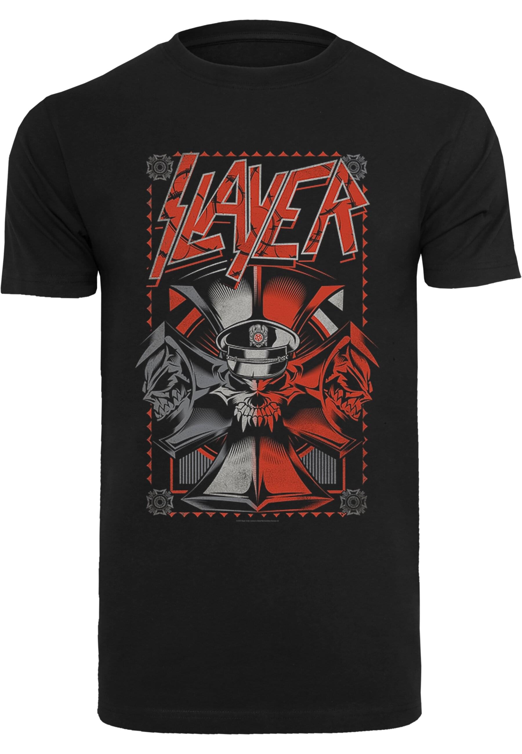 Merchcode T-Shirt "Merchcode Herren Slayer - Propaganda T-Shirt Round Neck", (1 tlg.) von Merchcode