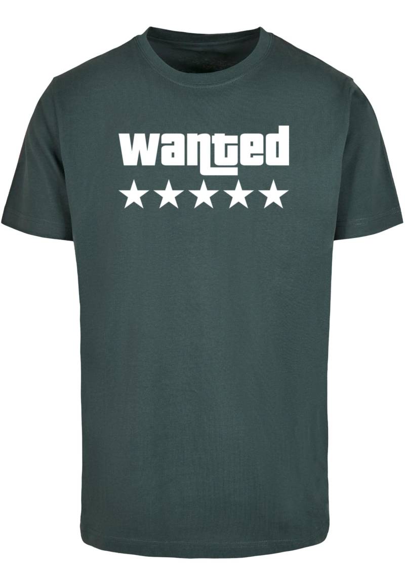 Merchcode T-Shirt "Merchcode Herren Wanted T-Shirt Round Neck", (1 tlg.) von Merchcode
