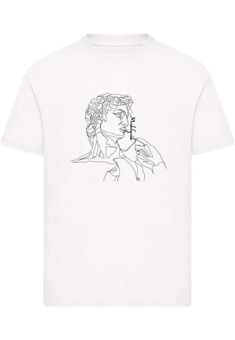 Merchcode T-Shirt "Merchcode Kids APOH - Michelangelo Lines Basic T-Shirt" 1 Stk. tlg. von Merchcode
