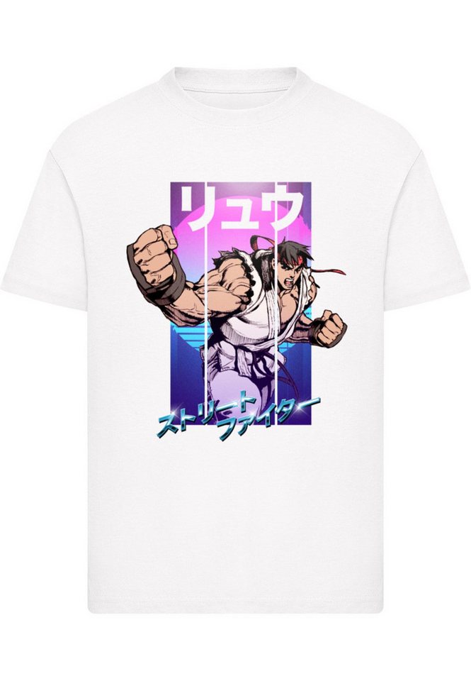 Merchcode T-Shirt Merchcode Kids Street Fighter - Ryu Future 80s Basic T-Shirt (1-tlg) von Merchcode