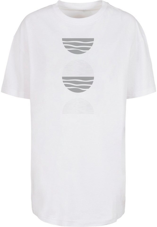 Merchcode T-Shirt Merchcode Ladies Abstract Waves T-Shirt (1-tlg) von Merchcode