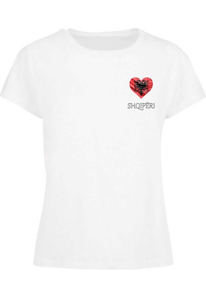 Merchcode T-Shirt Merchcode Ladies Merchcode Football - Albania T-shirt (1-tlg) von Merchcode