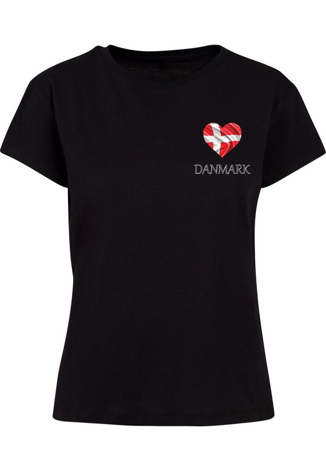 Merchcode T-Shirt Merchcode Ladies Merchcode Football - Denmark T-shirt (1-tlg) von Merchcode