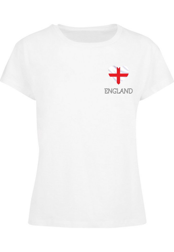 Merchcode T-Shirt Merchcode Ladies Merchcode Football - England T-shirt (1-tlg) von Merchcode