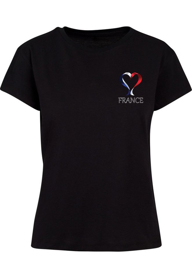 Merchcode T-Shirt Merchcode Ladies Merchcode Football - France T-shirt (1-tlg) von Merchcode