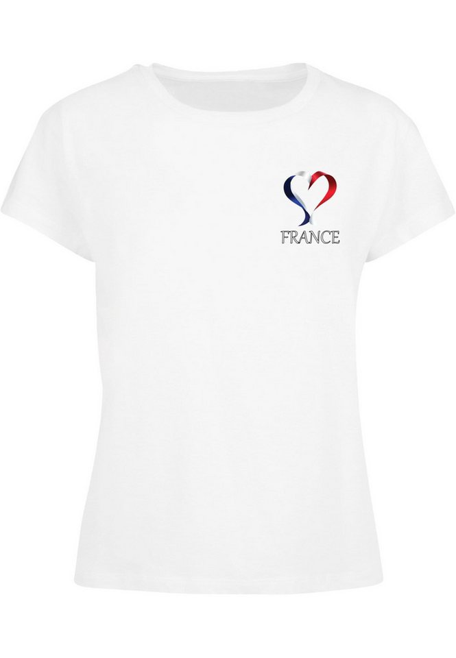 Merchcode T-Shirt Merchcode Ladies Merchcode Football - France T-shirt (1-tlg) von Merchcode