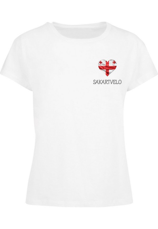Merchcode T-Shirt Merchcode Ladies Merchcode Football - Georgia T-shirt (1-tlg) von Merchcode