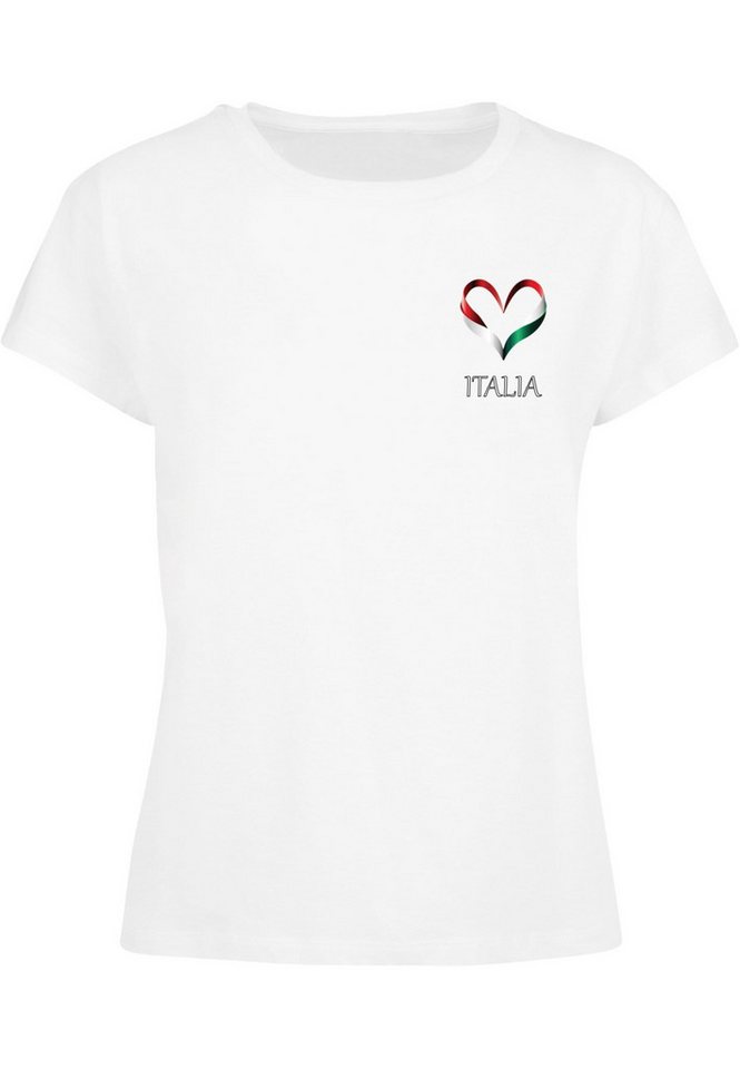 Merchcode T-Shirt Merchcode Ladies Merchcode Football - Italy T-shirt (1-tlg) von Merchcode