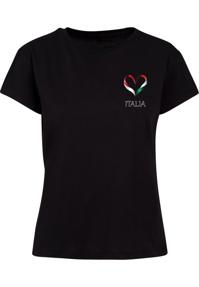 Merchcode T-Shirt Merchcode Ladies Merchcode Football - Italy T-shirt (1-tlg) von Merchcode